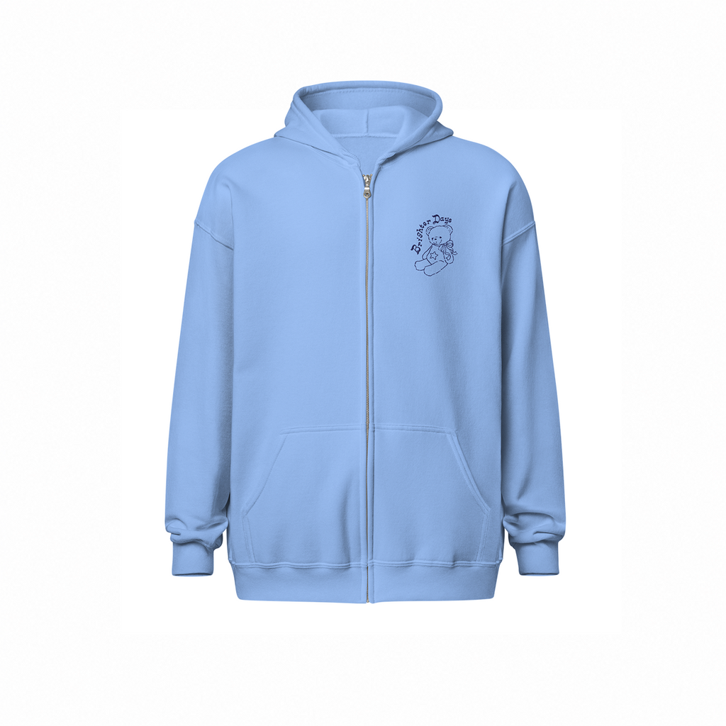 Better Days Teddy Zip Up Hoodie